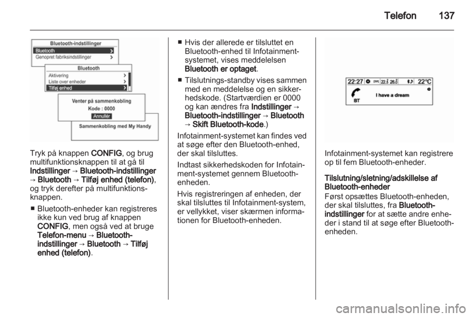 OPEL MOKKA 2013  Instruktionsbog til Infotainment (in Danish) 