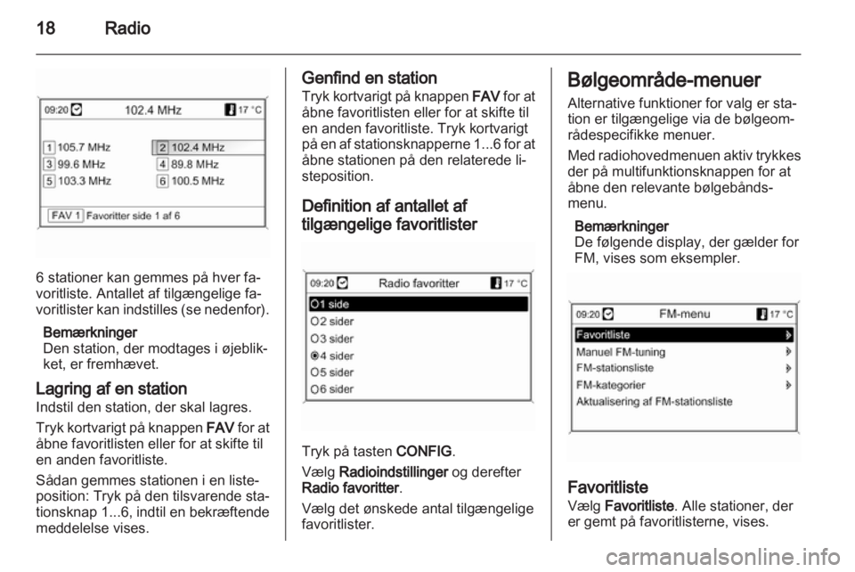 OPEL MOKKA 2013  Instruktionsbog til Infotainment (in Danish) 