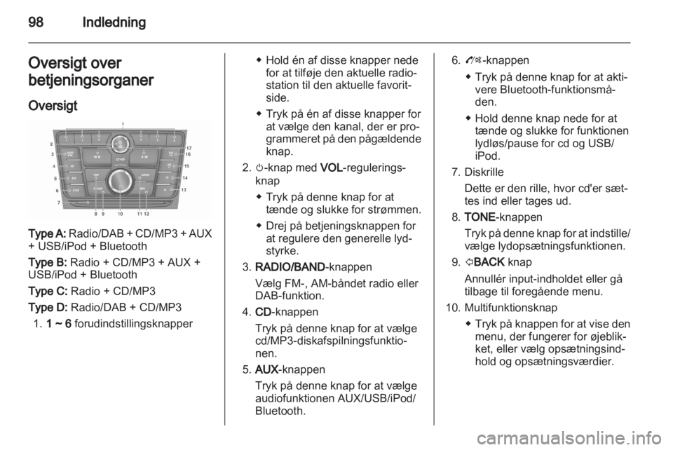 OPEL MOKKA 2013  Instruktionsbog til Infotainment (in Danish) 