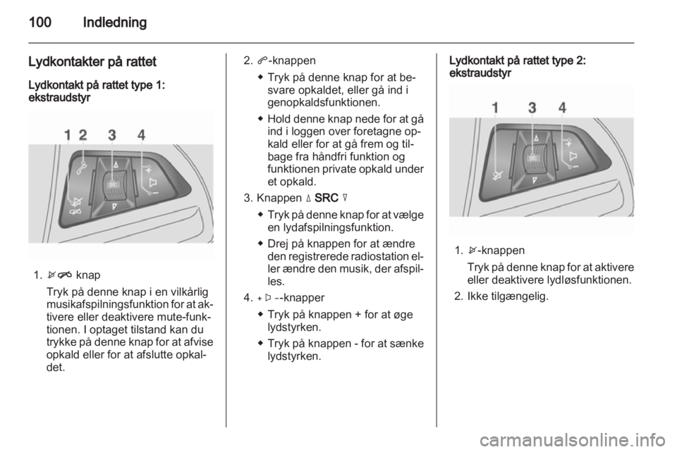 OPEL MOKKA 2013  Instruktionsbog til Infotainment (in Danish) 