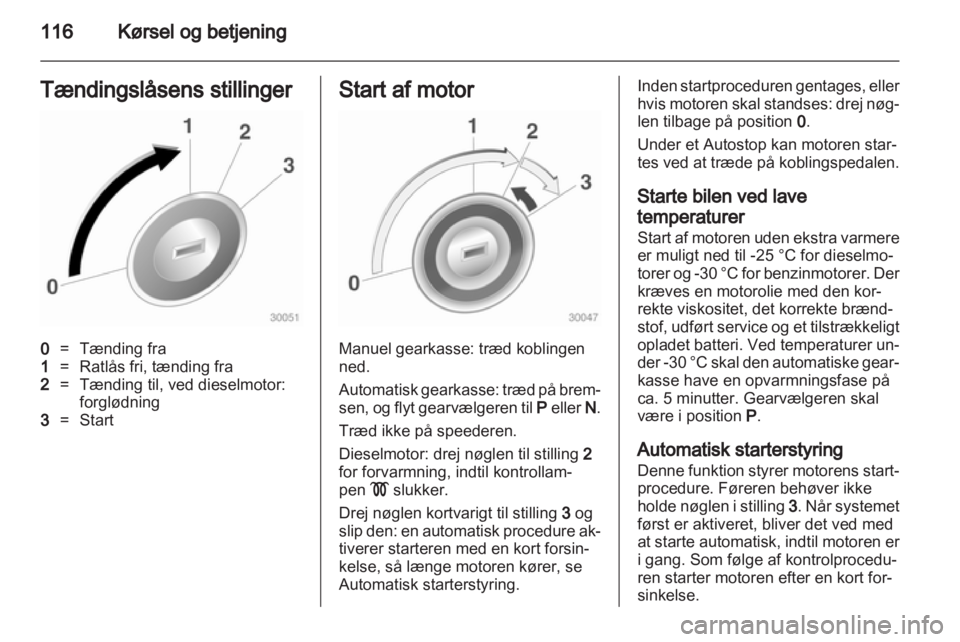 OPEL MOKKA 2013  Instruktionsbog (in Danish) 