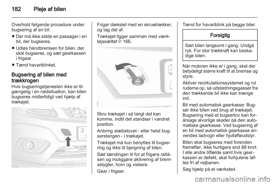 OPEL MOKKA 2013  Instruktionsbog (in Danish) 