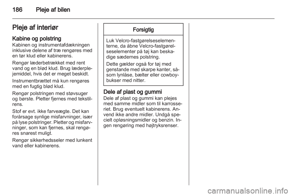 OPEL MOKKA 2013  Instruktionsbog (in Danish) 