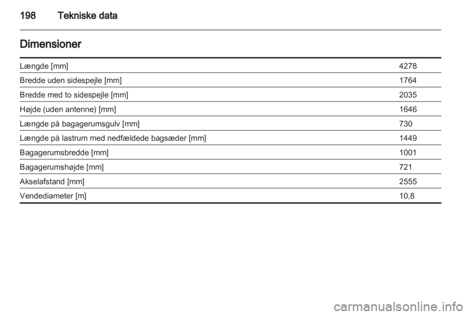 OPEL MOKKA 2013  Instruktionsbog (in Danish) 