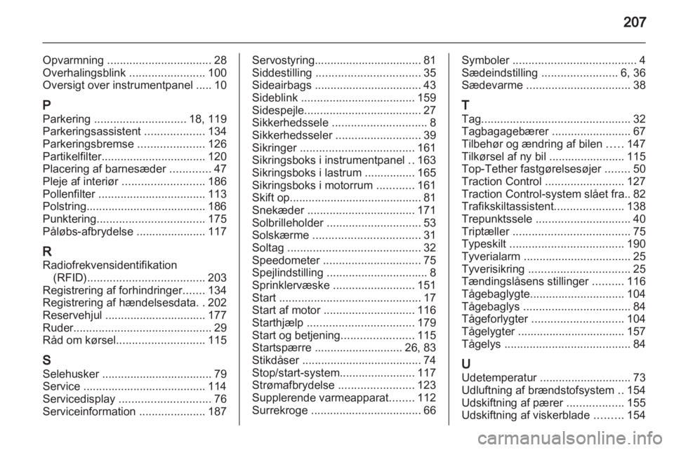 OPEL MOKKA 2013  Instruktionsbog (in Danish) 
