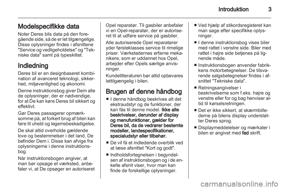 OPEL MOKKA 2013  Instruktionsbog (in Danish) 