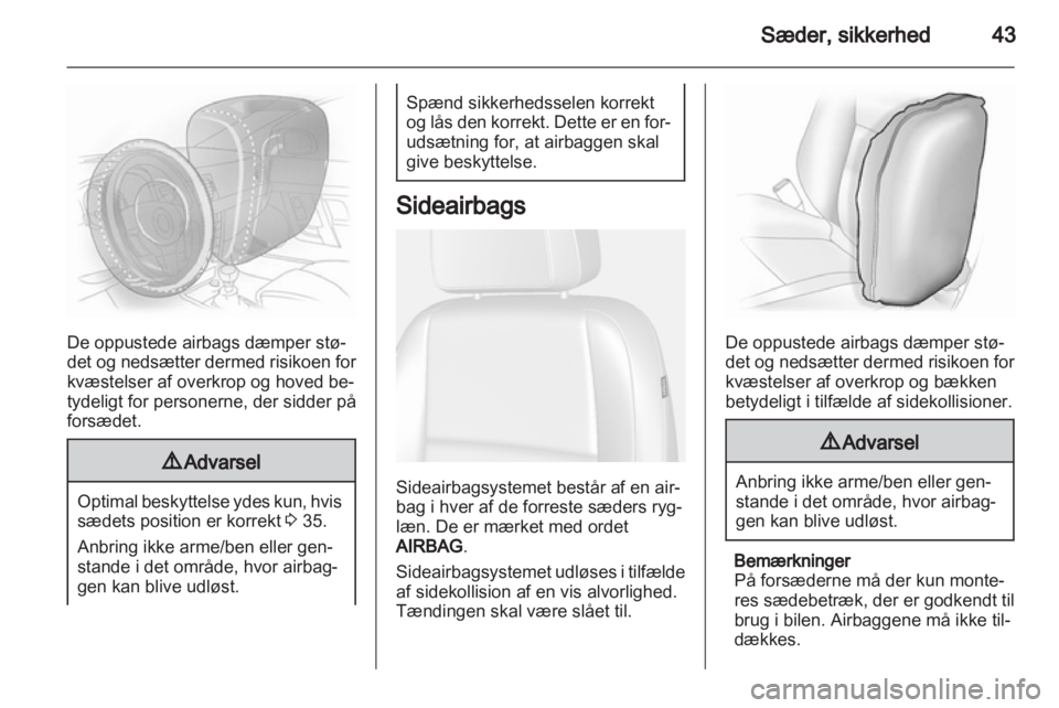 OPEL MOKKA 2013  Instruktionsbog (in Danish) 