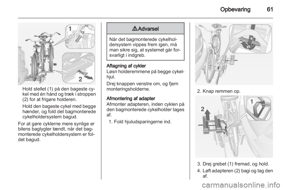 OPEL MOKKA 2013  Instruktionsbog (in Danish) 