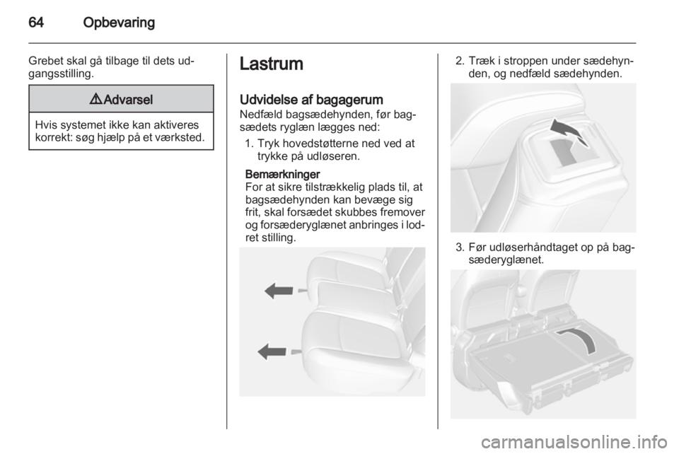 OPEL MOKKA 2013  Instruktionsbog (in Danish) 