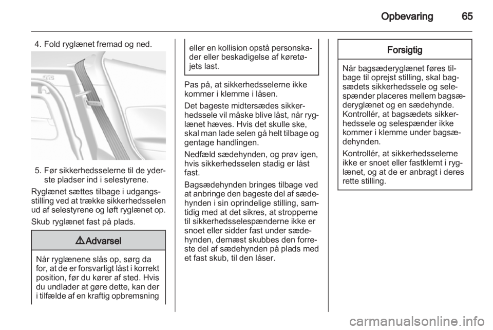 OPEL MOKKA 2013  Instruktionsbog (in Danish) 
