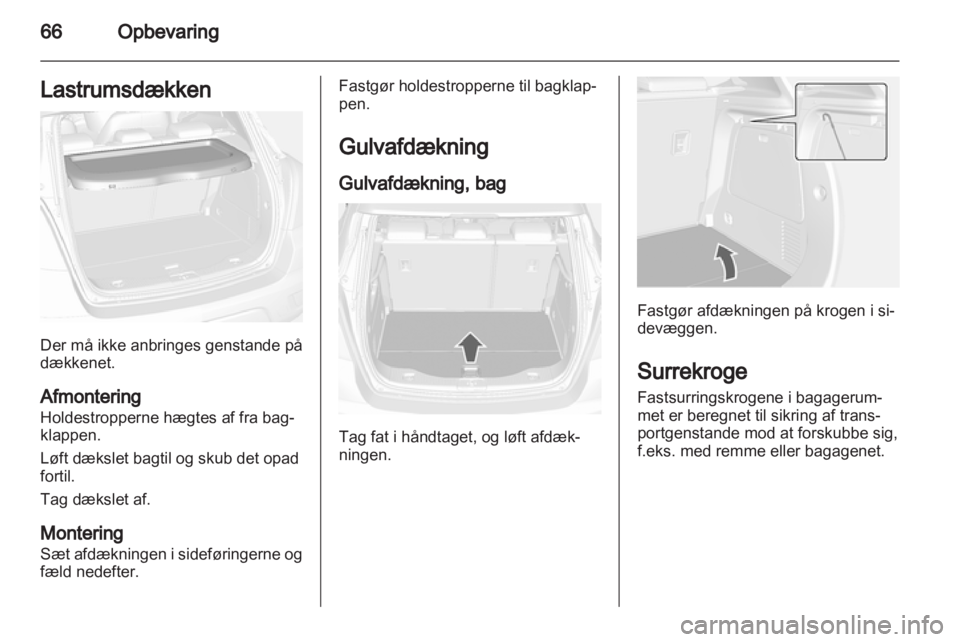 OPEL MOKKA 2013  Instruktionsbog (in Danish) 