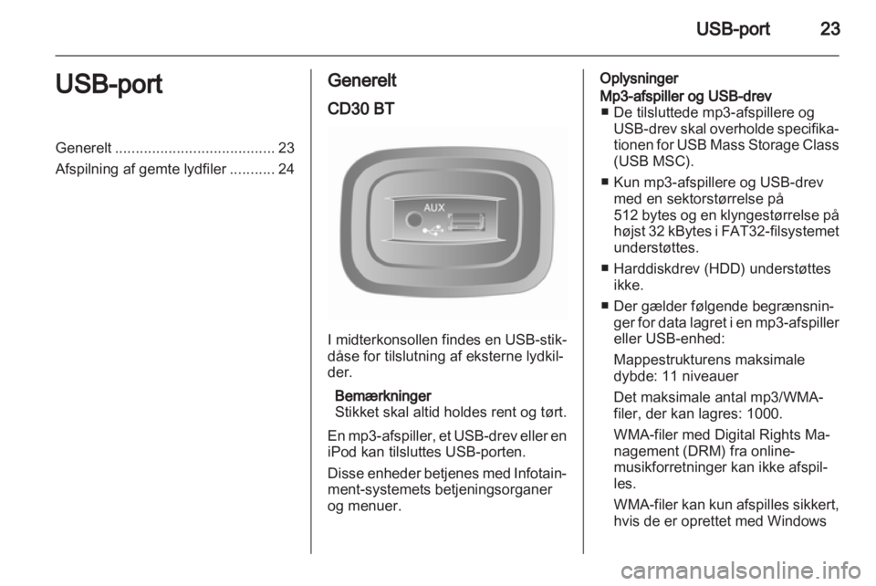 OPEL MOVANO_B 2010.5  Instruktionsbog til Infotainment (in Danish) 