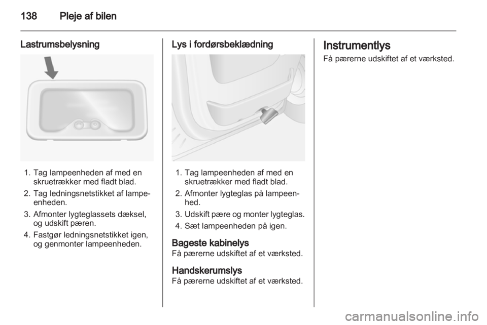 OPEL MOVANO_B 2012.5  Instruktionsbog (in Danish) 