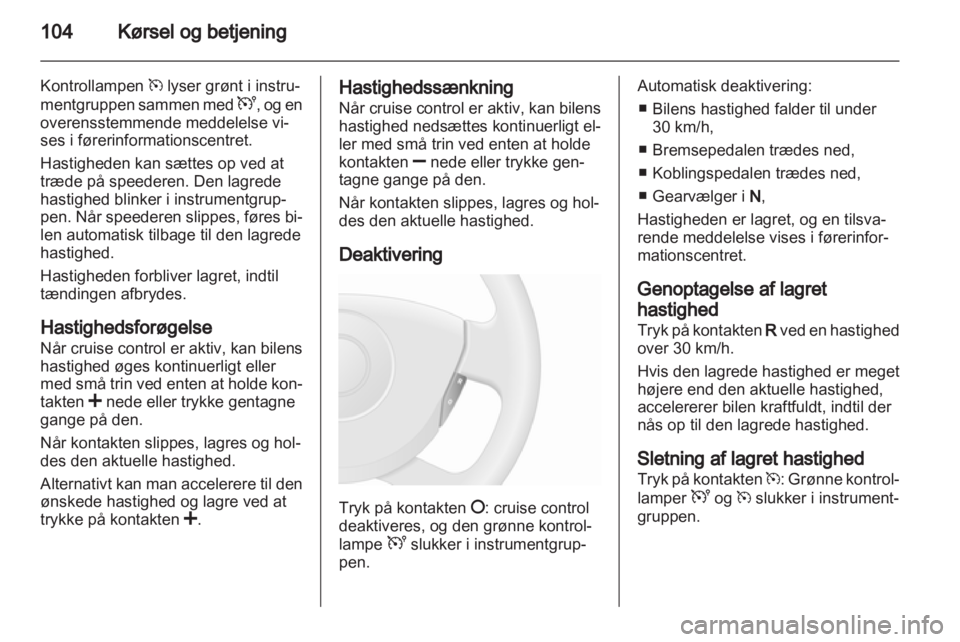 OPEL VIVARO 2012  Instruktionsbog (in Danish) 