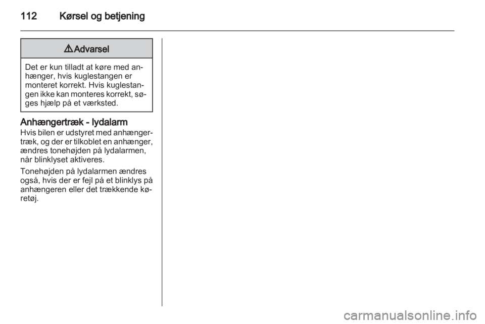 OPEL VIVARO 2012  Instruktionsbog (in Danish) 