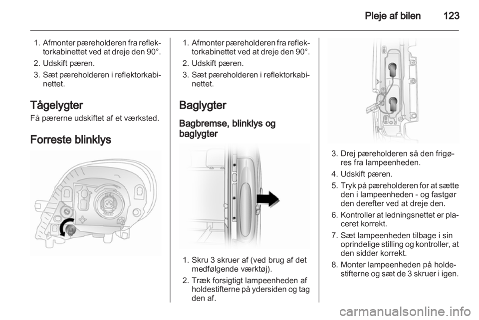 OPEL VIVARO 2012  Instruktionsbog (in Danish) 