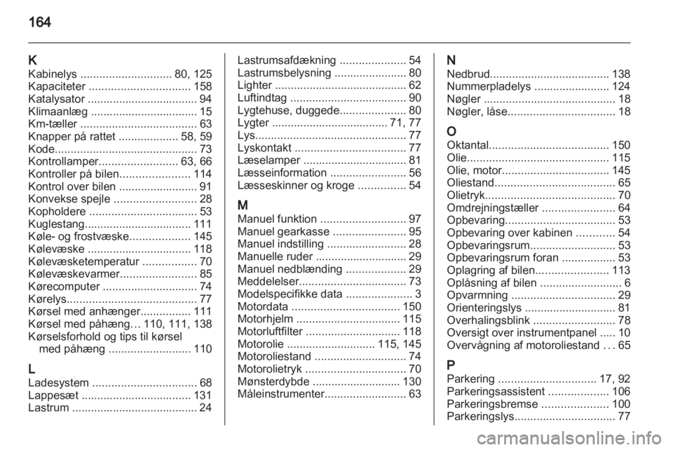 OPEL VIVARO 2012  Instruktionsbog (in Danish) 