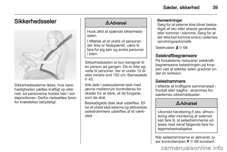 OPEL VIVARO 2012  Instruktionsbog (in Danish) 