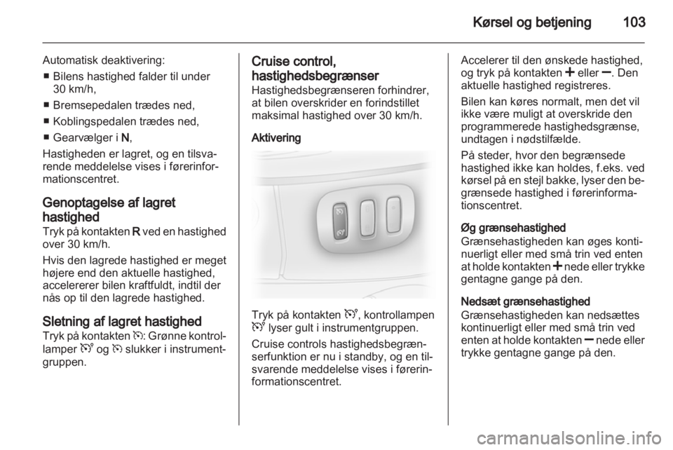 OPEL VIVARO 2013  Instruktionsbog (in Danish) 