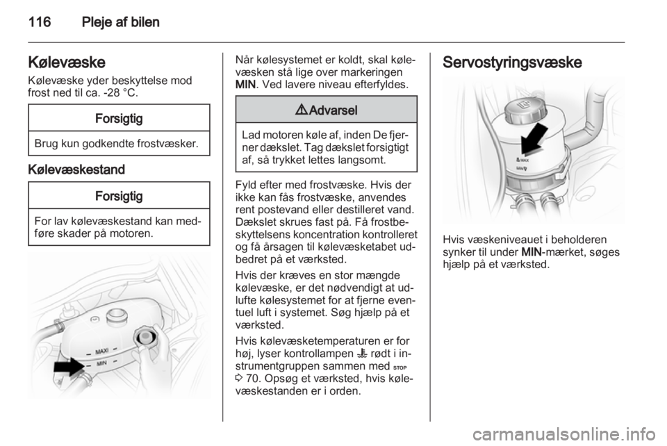 OPEL VIVARO 2013  Instruktionsbog (in Danish) 