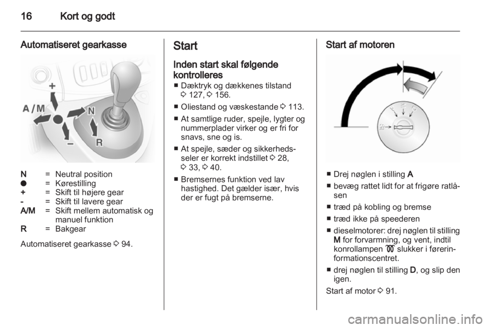 OPEL VIVARO 2013  Instruktionsbog (in Danish) 