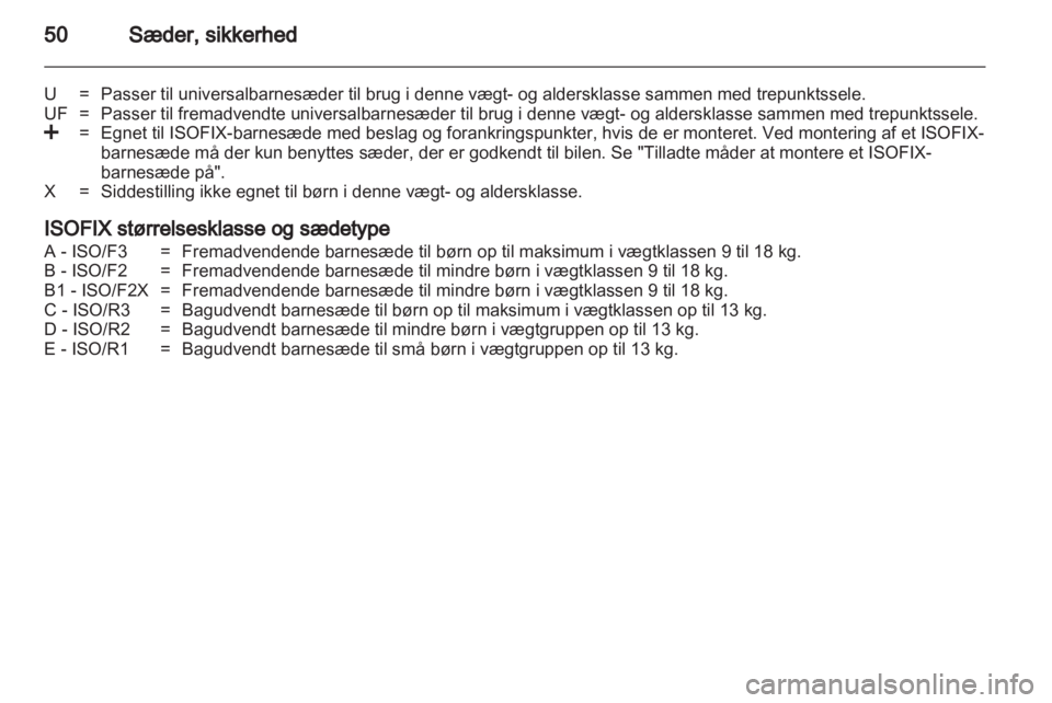 OPEL VIVARO 2013  Instruktionsbog (in Danish) 