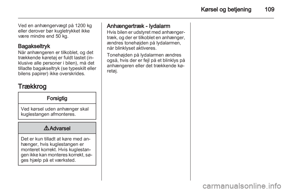 OPEL VIVARO 2013.5  Instruktionsbog (in Danish) 