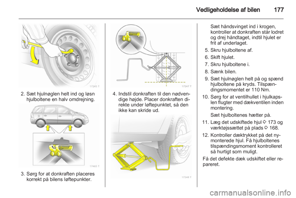 OPEL ZAFIRA 2010  Instruktionsbog (in Danish) 