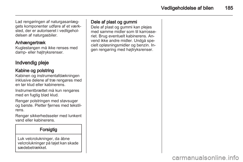 OPEL ZAFIRA 2010  Instruktionsbog (in Danish) 