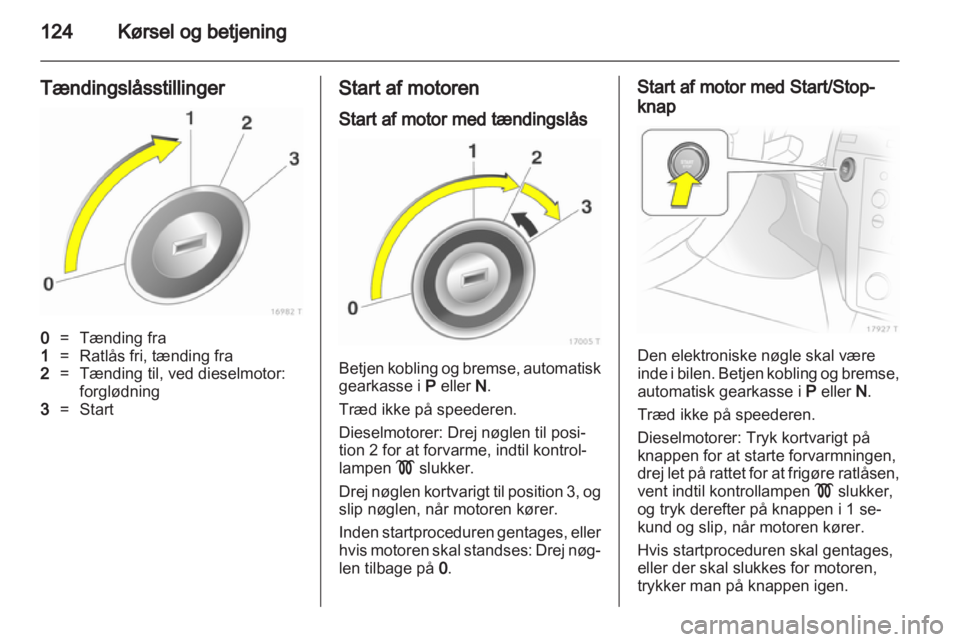 OPEL ZAFIRA 2010.5  Instruktionsbog (in Danish) 