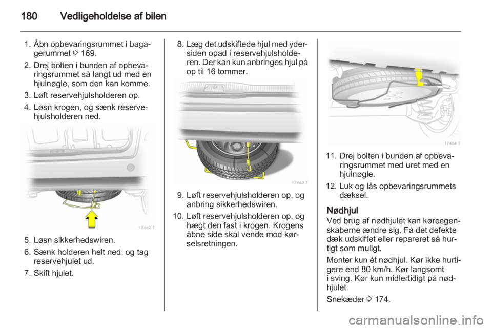 OPEL ZAFIRA 2010.5  Instruktionsbog (in Danish) 
