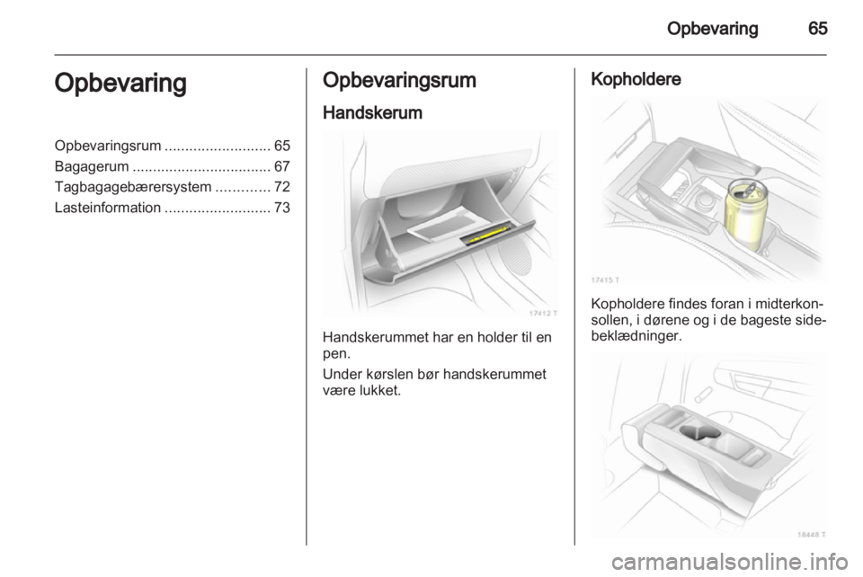 OPEL ZAFIRA 2010.5  Instruktionsbog (in Danish) 