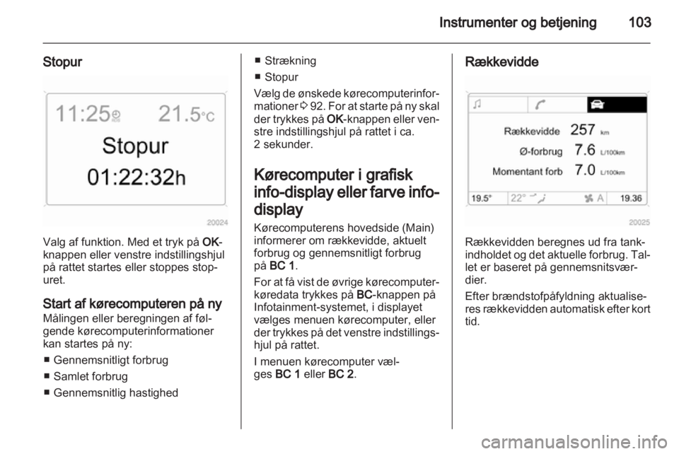 OPEL ZAFIRA 2011  Instruktionsbog (in Danish) 
