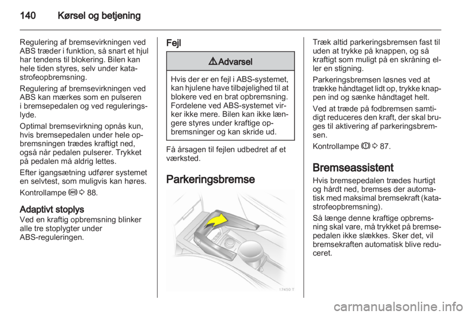 OPEL ZAFIRA 2011  Instruktionsbog (in Danish) 