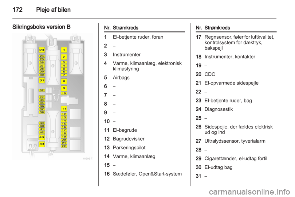 OPEL ZAFIRA 2011  Instruktionsbog (in Danish) 