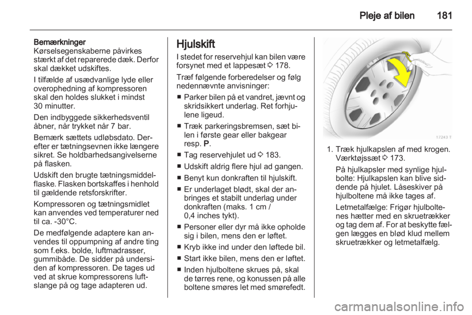 OPEL ZAFIRA 2011  Instruktionsbog (in Danish) 