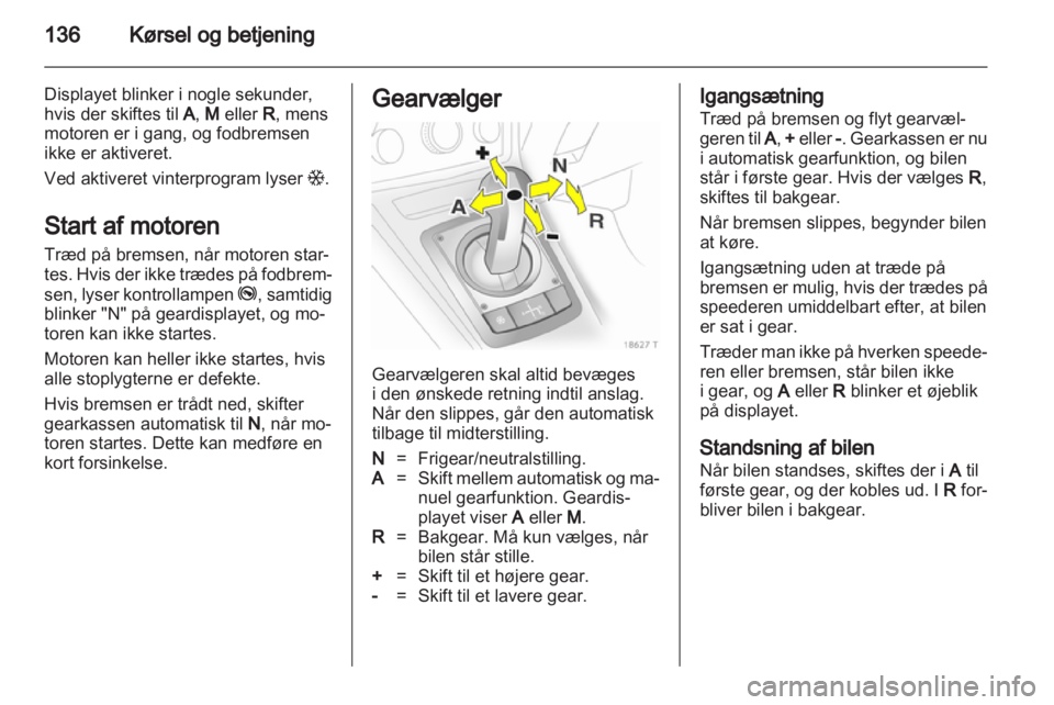 OPEL ZAFIRA 2011.5  Instruktionsbog (in Danish) 