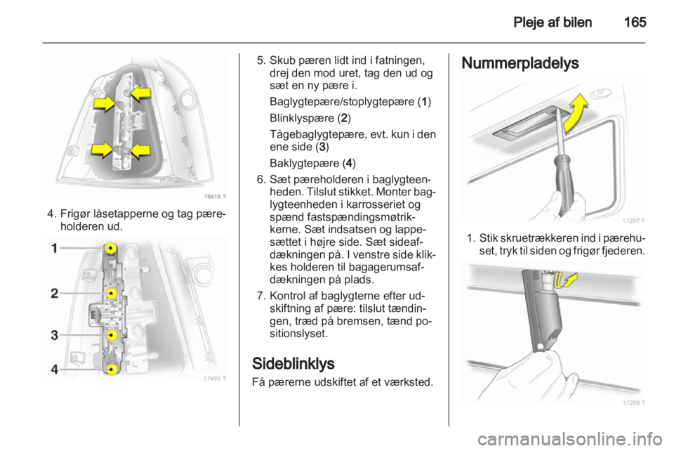 OPEL ZAFIRA 2011.5  Instruktionsbog (in Danish) 