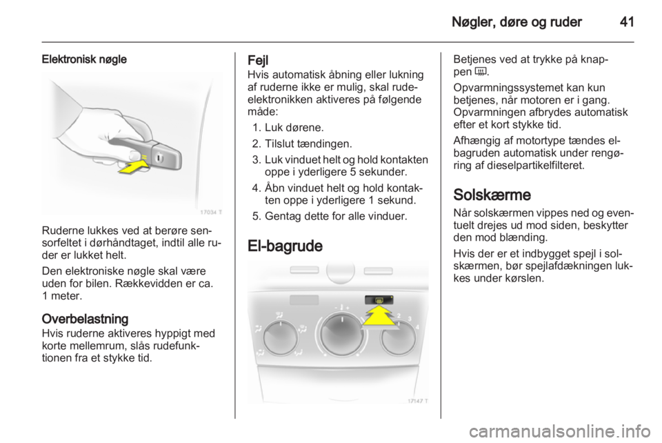 OPEL ZAFIRA 2011.5  Instruktionsbog (in Danish) 