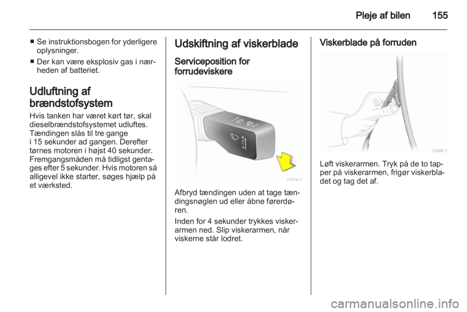 OPEL ZAFIRA 2012  Instruktionsbog (in Danish) 