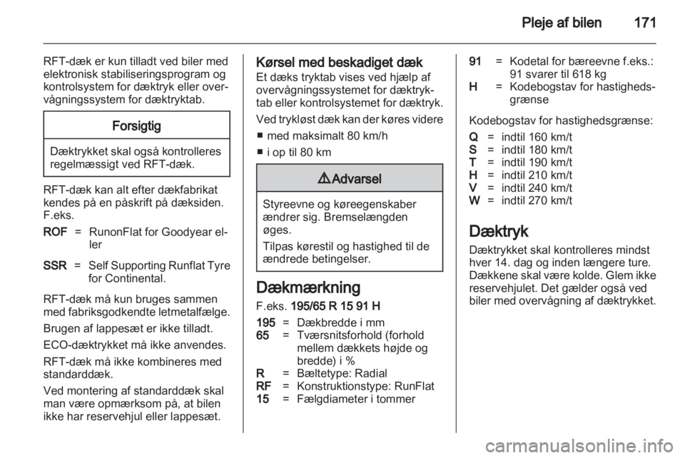 OPEL ZAFIRA 2012  Instruktionsbog (in Danish) 