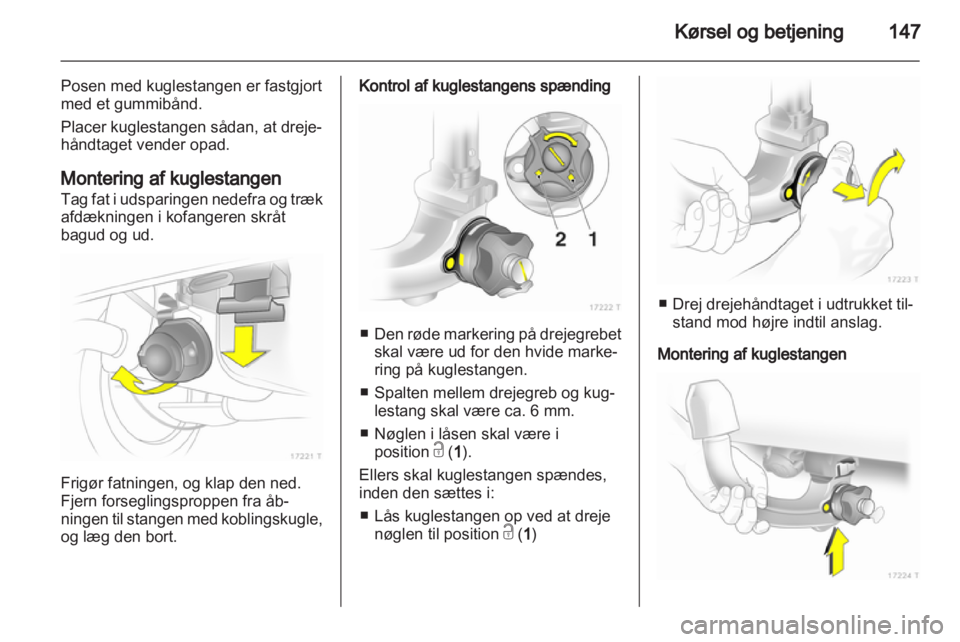 OPEL ZAFIRA 2013  Instruktionsbog (in Danish) 