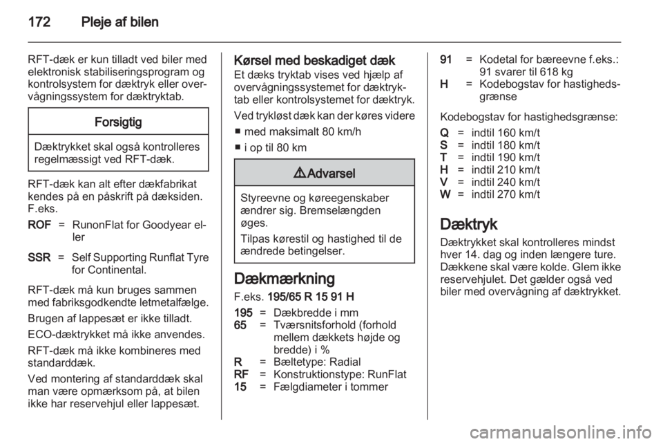 OPEL ZAFIRA 2013  Instruktionsbog (in Danish) 