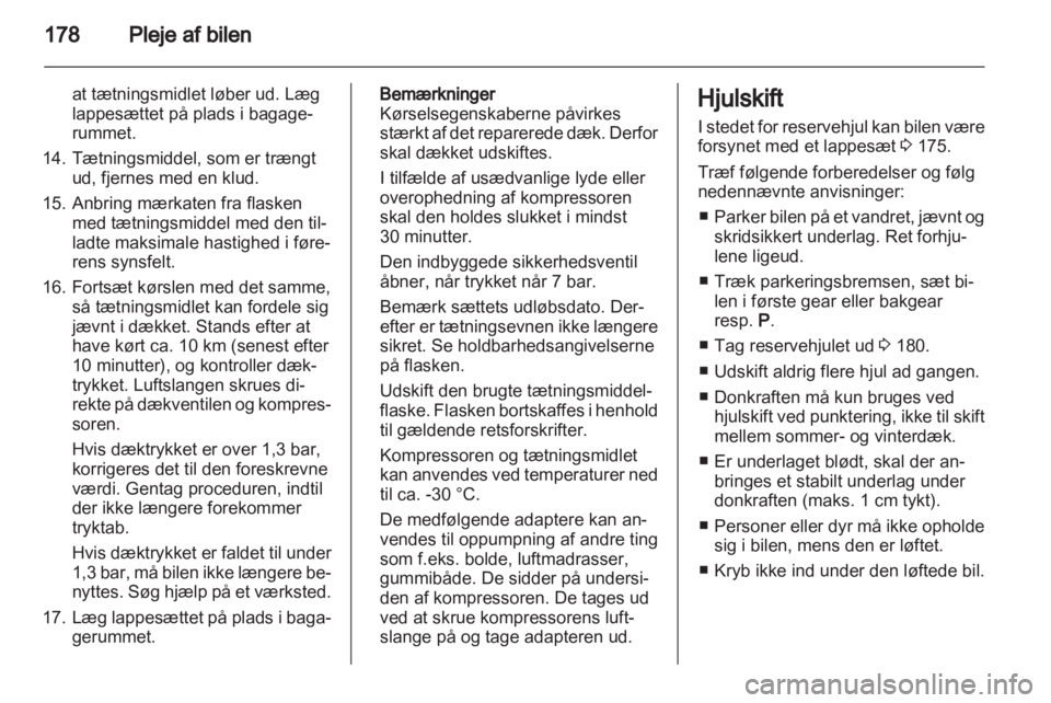 OPEL ZAFIRA 2013  Instruktionsbog (in Danish) 