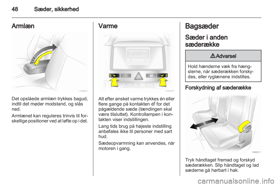 OPEL ZAFIRA 2013  Instruktionsbog (in Danish) 