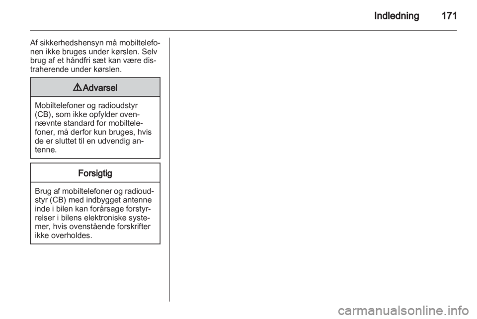 OPEL ZAFIRA B 2014  Instruktionsbog til Infotainment (in Danish) 