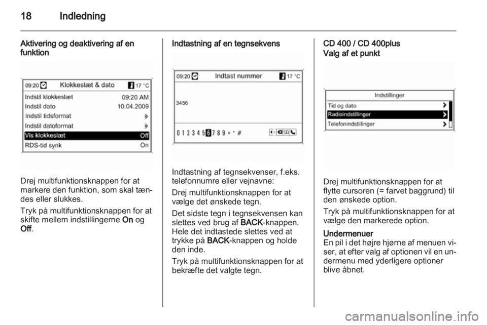 OPEL ZAFIRA C 2013.5  Instruktionsbog til Infotainment (in Danish) 