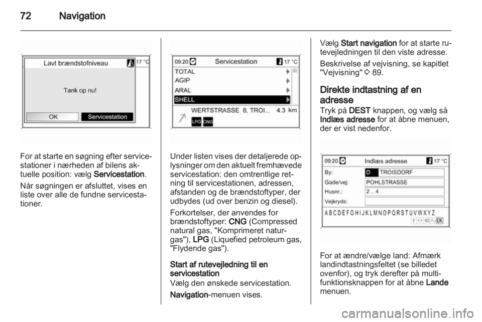 OPEL ZAFIRA C 2013.5  Instruktionsbog til Infotainment (in Danish) 