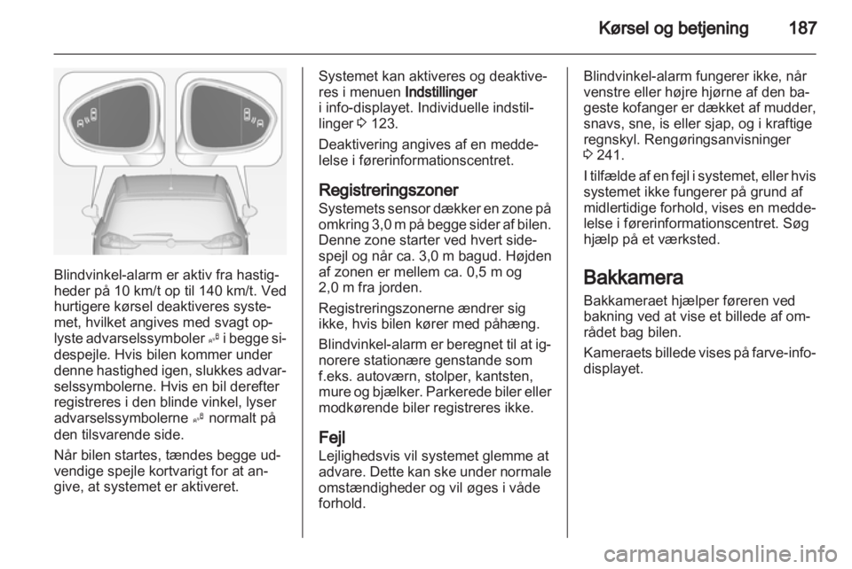 OPEL ZAFIRA TOURER 2012  Instruktionsbog (in Danish) 