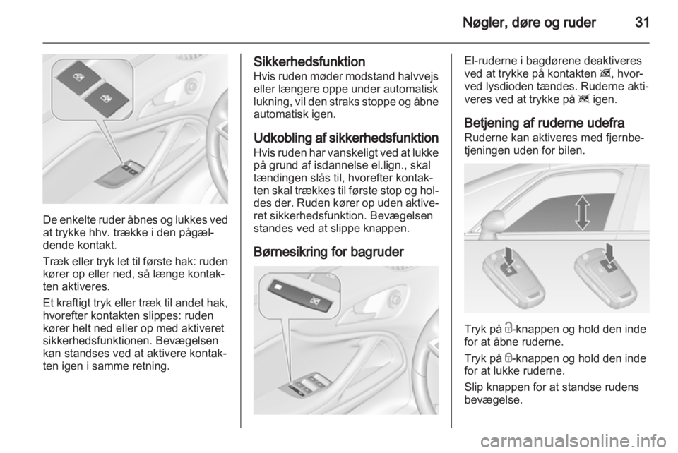 OPEL ZAFIRA TOURER 2012  Instruktionsbog (in Danish) 